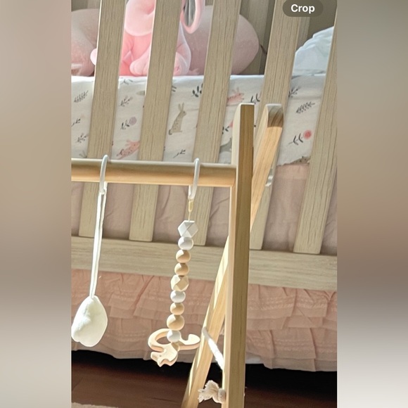 Pottery Barn Sadie Ruffle Organic crib skirt. Like New! - Picture 2 of 2